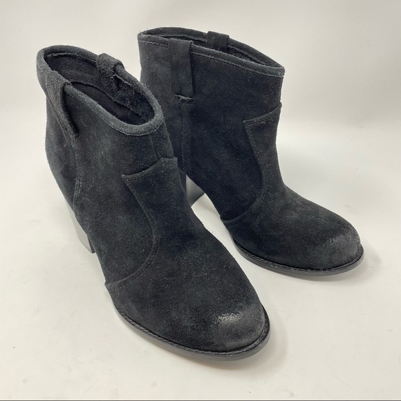 Splendid Black Suede Ankle Boot Lakota 9 - Picture 3 of 7